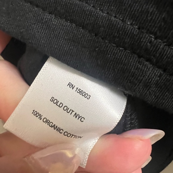 Soldout NYC THE ICONICALLY SOFT PERFECT TEE IN BLACK XS Organic Cotton - Picture 5 of 6